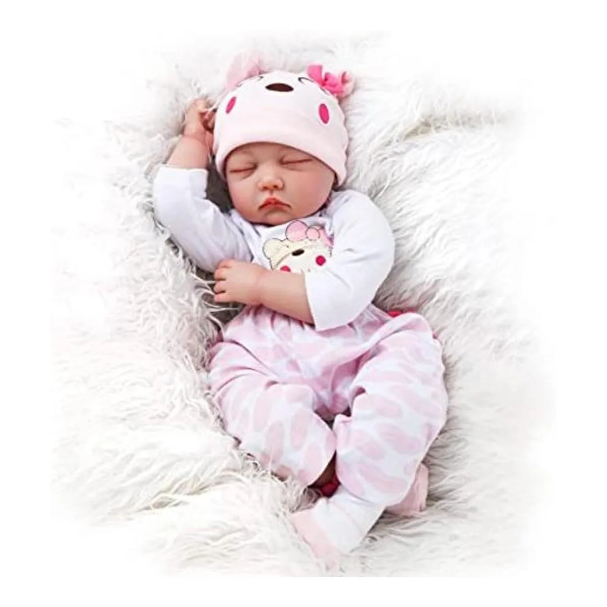 Kaydora Reborn Muñeca de bebé dormida de 22.0 pulgadas_1