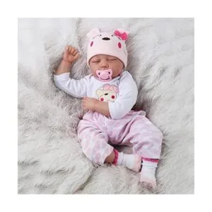 Kaydora Reborn Muñeca de bebé dormida de 22.0 pulgadas_3