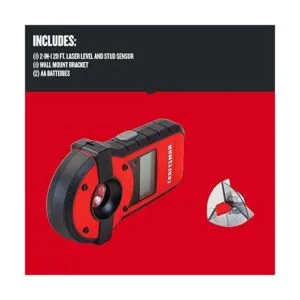 CRAFTSMAN Sensor de nivel láser y tuerca rango de visión_2