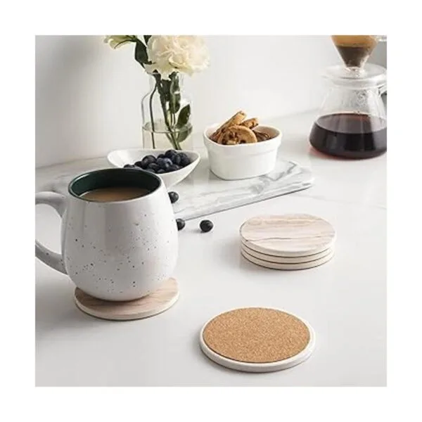 LIFVER Posavasos para bebidas juego de 6 posavasos_5