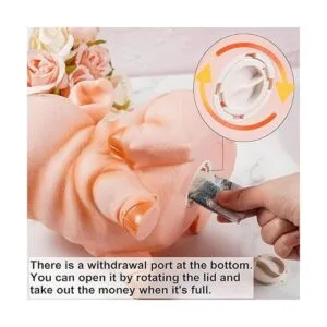 HW Cute Pig Coin Bank hucha irrompible banco de dinero_4
