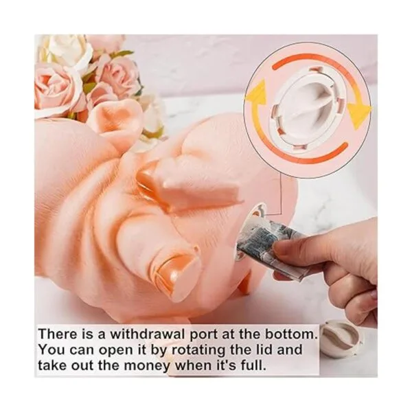 HW Cute Pig Coin Bank hucha irrompible banco de dinero_4