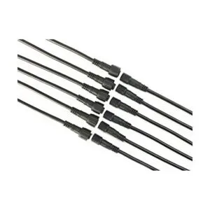 6 pares de cables de conector negro de 4 pines_1