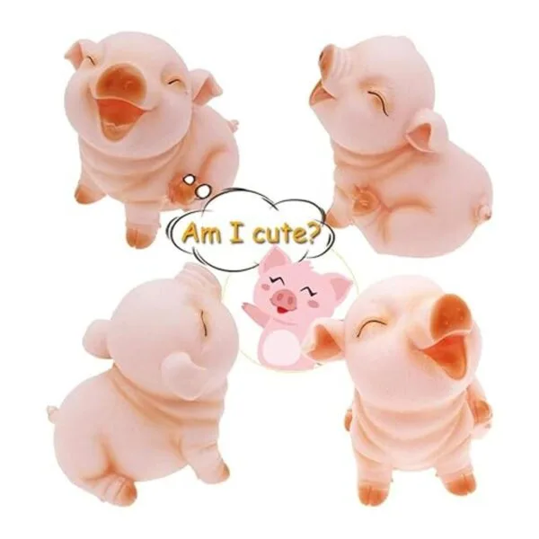HW Cute Pig Coin Bank hucha irrompible banco de dinero_2
