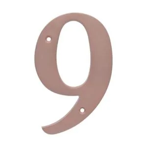 Distinctions 90599 Número de casa de cobre cepillado 9 5_1