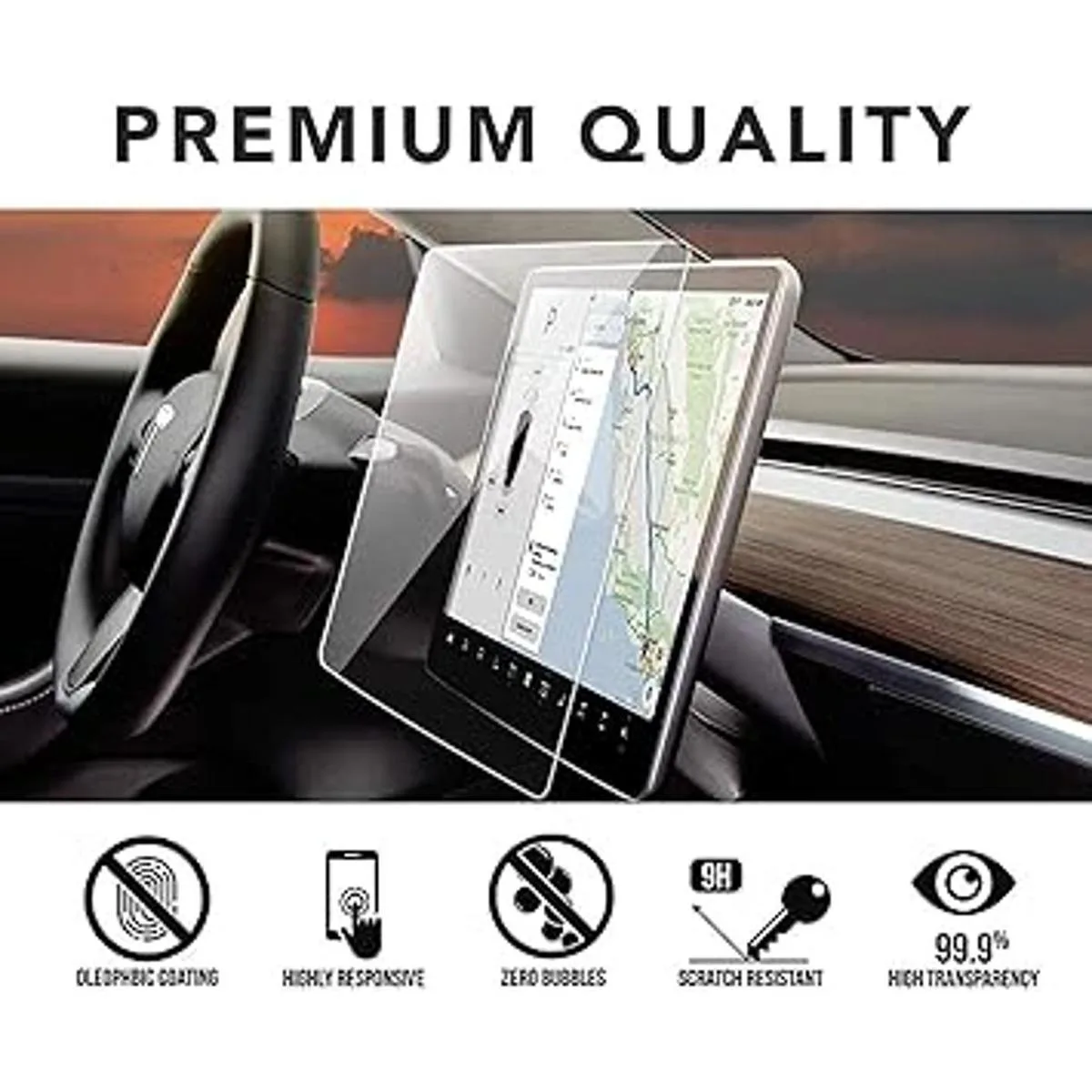 SUMK Protector de pantalla de vidrio templado modelo 3Y_6