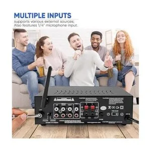 Amplificador de potencia de audio Bluetooth para el hogar_4