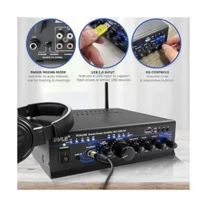 Amplificador de potencia de audio Bluetooth para el hogar_6