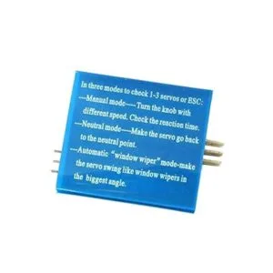 Paquete de 2 ShareGoo 3CH 4.86V Servo Tester CCPM_5
