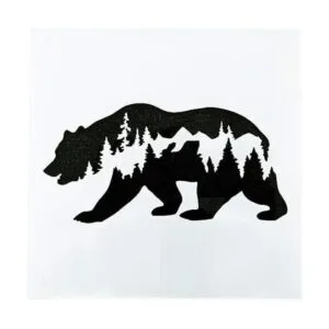 OBUY Forest Bear DIY Craft plantillas huecas para pintura_1