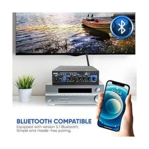 Amplificador de potencia de audio Bluetooth para el hogar_5
