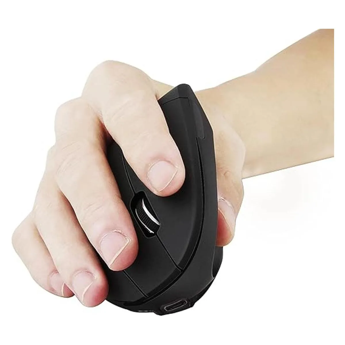 Ratón inalámbrico vertical ergonómico recargable ratones_6