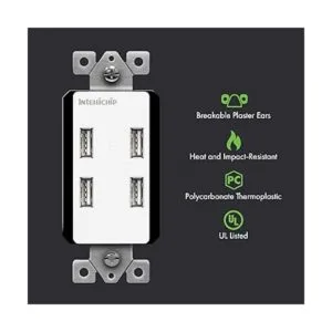 TOPGREENER 5.8A Ultra Alta Velocidad USB Quad 4 Puertos_2