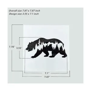 OBUY Forest Bear DIY Craft plantillas huecas para pintura_2