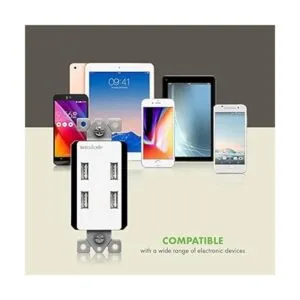 TOPGREENER 5.8A Ultra Alta Velocidad USB Quad 4 Puertos_4