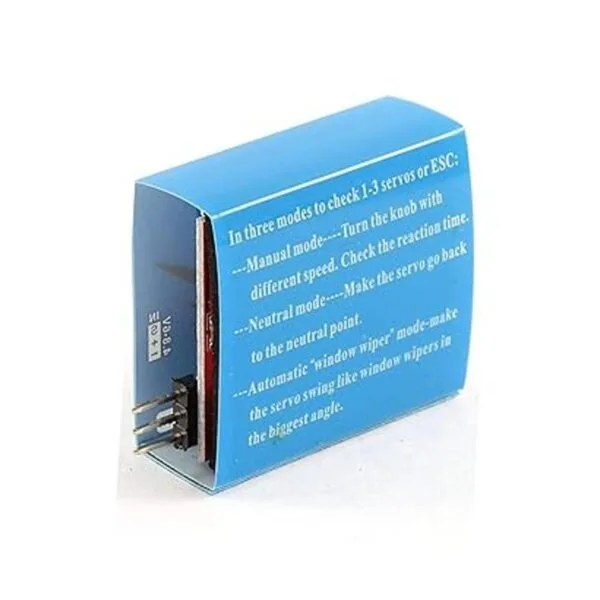 Paquete de 2 ShareGoo 3CH 4.86V Servo Tester CCPM_6