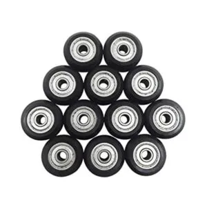 Afunta 12 ruedas de plástico grandes con rodamientos para_1