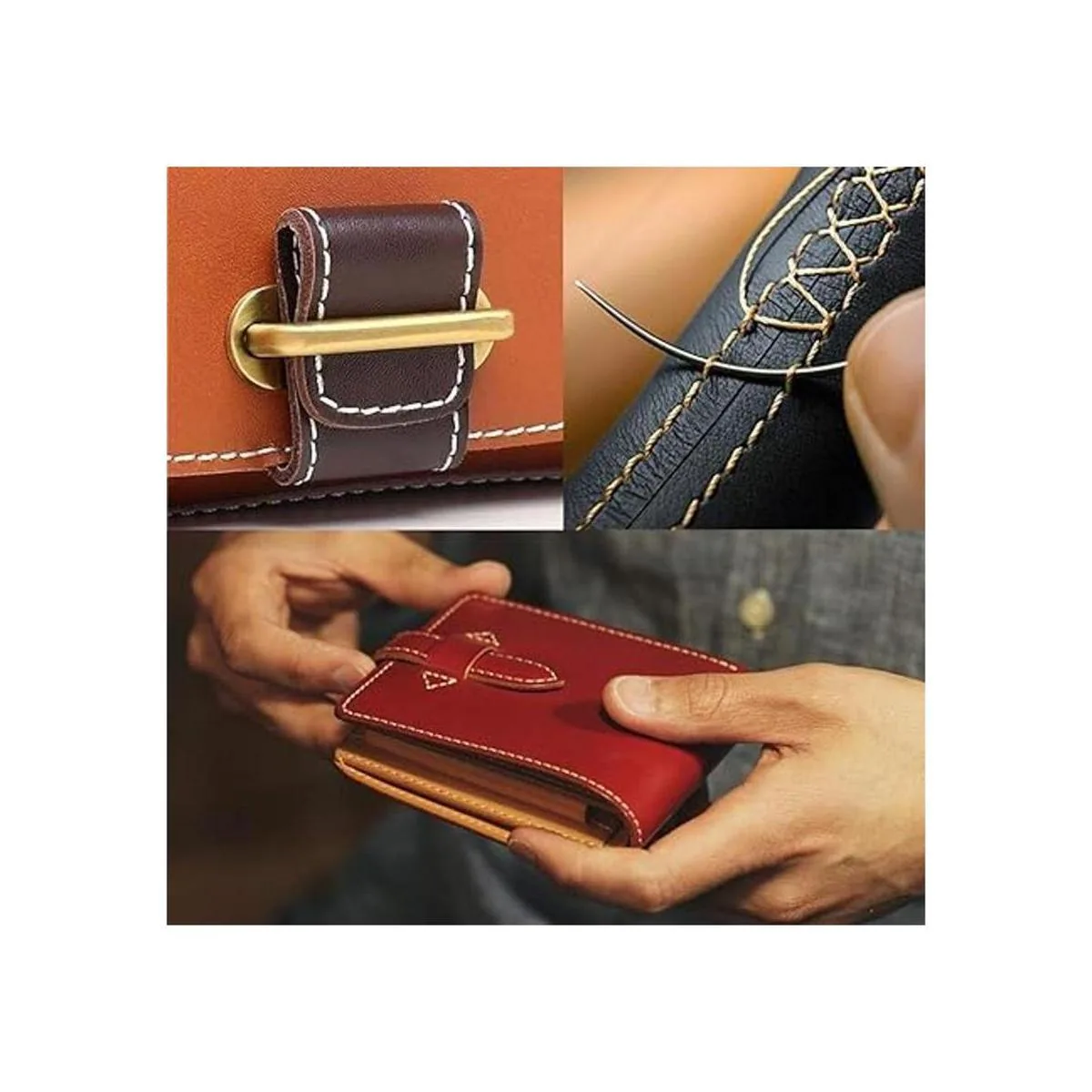 JANYUN Hilo plano encerado para coser de cuero 24_6