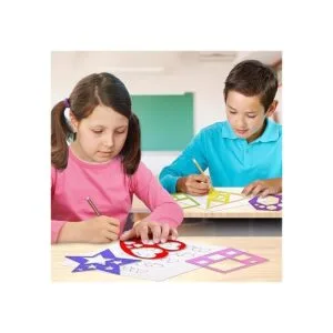 Karty Juego de plantillas de forma para niños juego de 10_5