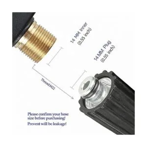 Sooprinse Pistola de lavado de alta presión 3000 PSI_3