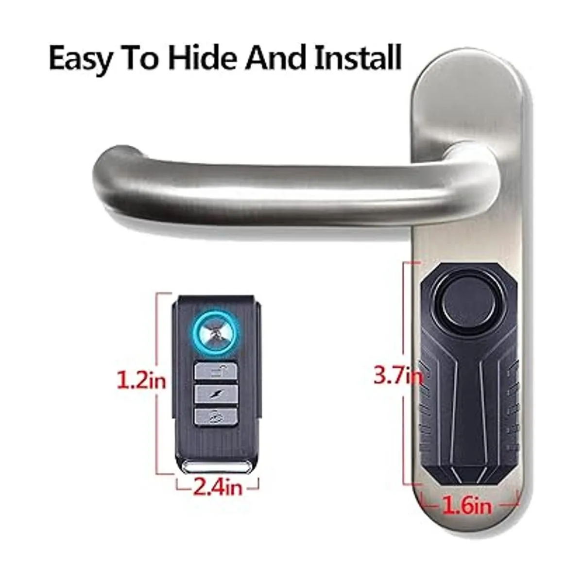 Alarma de bicicleta mejorada resistente al agua con_6