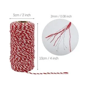 Tenn Well Bakers Cordel de algodón con 2 rollos de cinta_4