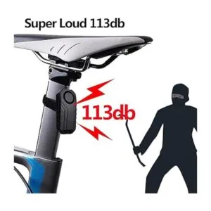 Alarma de bicicleta mejorada resistente al agua con_3