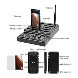 Retekess TD174 Sistema de llamadas inalámbrico indicador_5