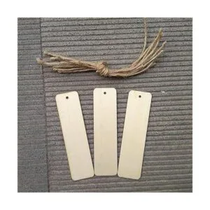 JANOU Manualidades rectangulares de madera DIY etiquetas_5