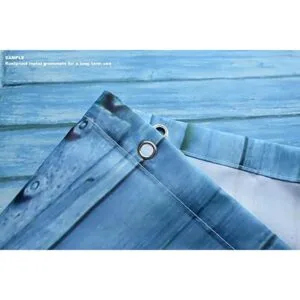 Goodbath Cortina de ducha egipcia para reina poliéster_3