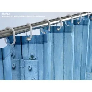 Goodbath Cortina de ducha egipcia para reina poliéster_5
