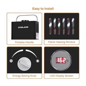 GASLAND BE158B Calentador de agua portátil de gas de 1.58_2