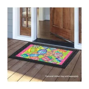 Huevos de Pascua Felpudo de vacaciones decorados para_2