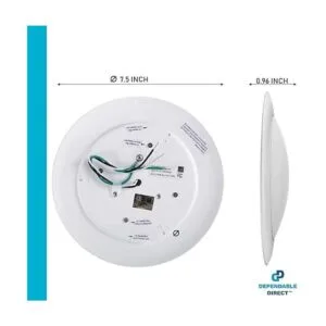 Paquete de 6 luces LED regulables de montaje empotrado de_3