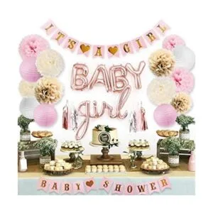 Sweet Baby Co. Juego de decoración para Baby Shower_1