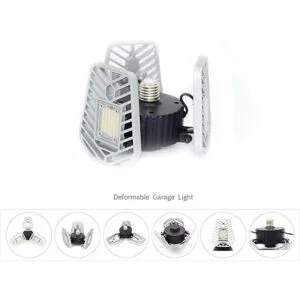 LZHOME Paquete de 2 luces LED de garaje 6500 lúmenes_6