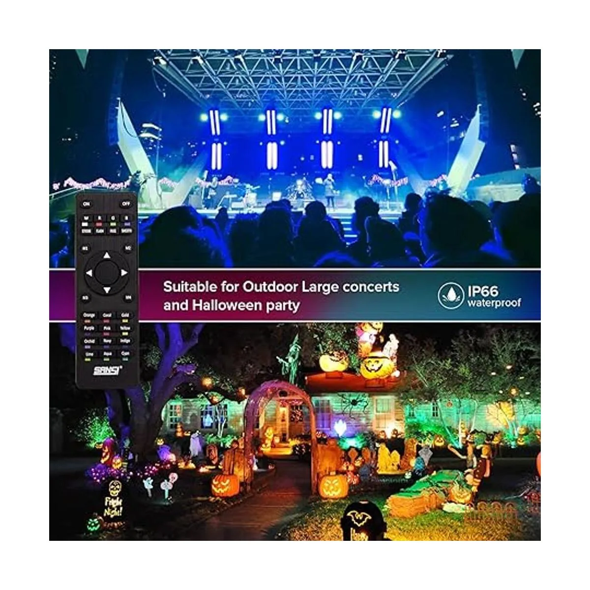 Luz de inundación LED RGB que cambia de color lámpara_3