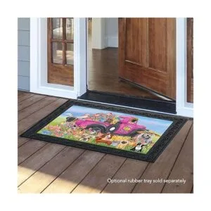 Felpudo de humor navideño para perros de Pascua huevos_2