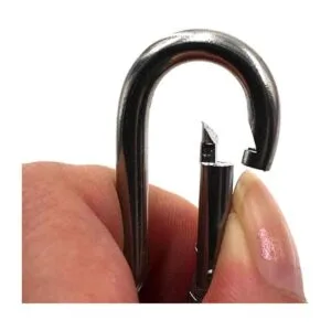 Flomore Mosquetón de resorte de acero inoxidable 304 con_4