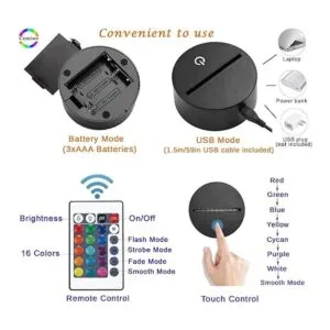 Juguete de luz nocturna de ilusión en 3D de fútbol 16_4