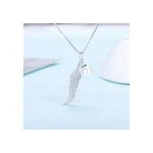 LGSY Colgante de plata de ley con forma de perla colgante_6