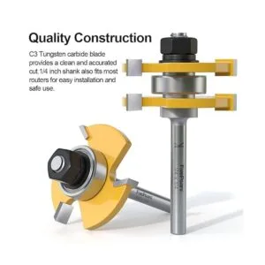 FivePears Juego de 2 brocas de ranura y lengeta con_5