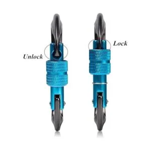 STURME Mosquetón clip de aluminio de 12 KN ligero_3