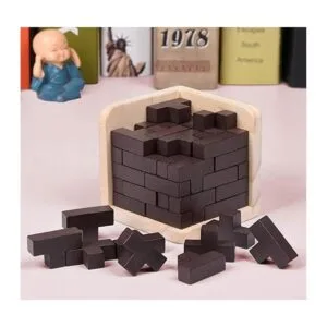 AHYUAN Rompecabezas de madera con forma de T_3