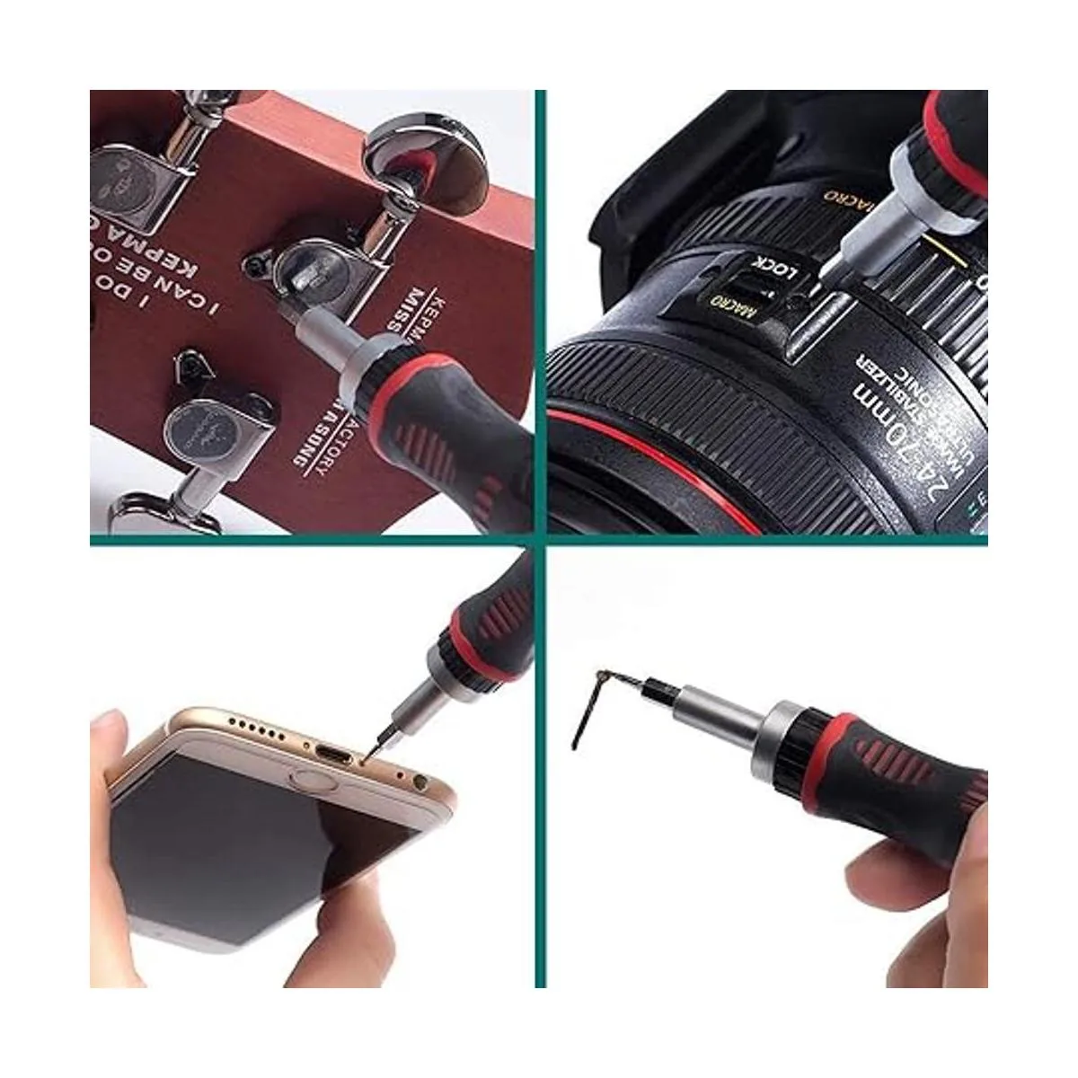 JENABOM Juego de destornilladores de trinquete 61 en 1_6