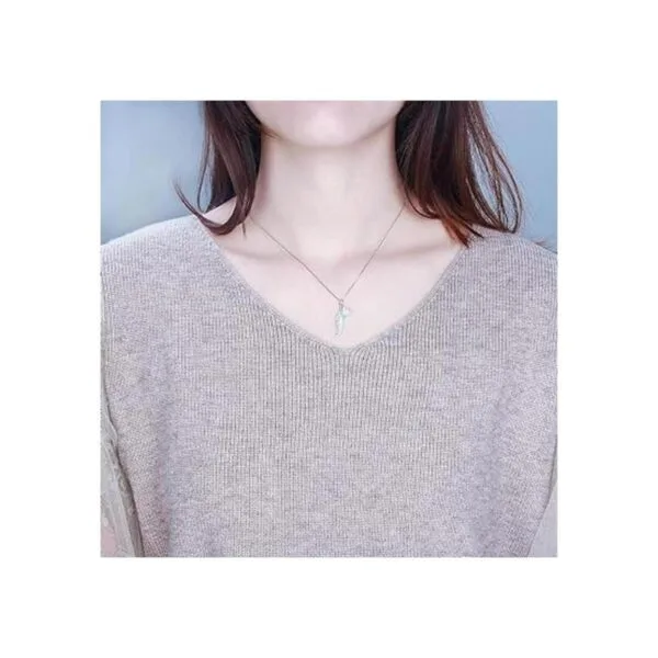 LGSY Colgante de plata de ley con forma de perla colgante_7
