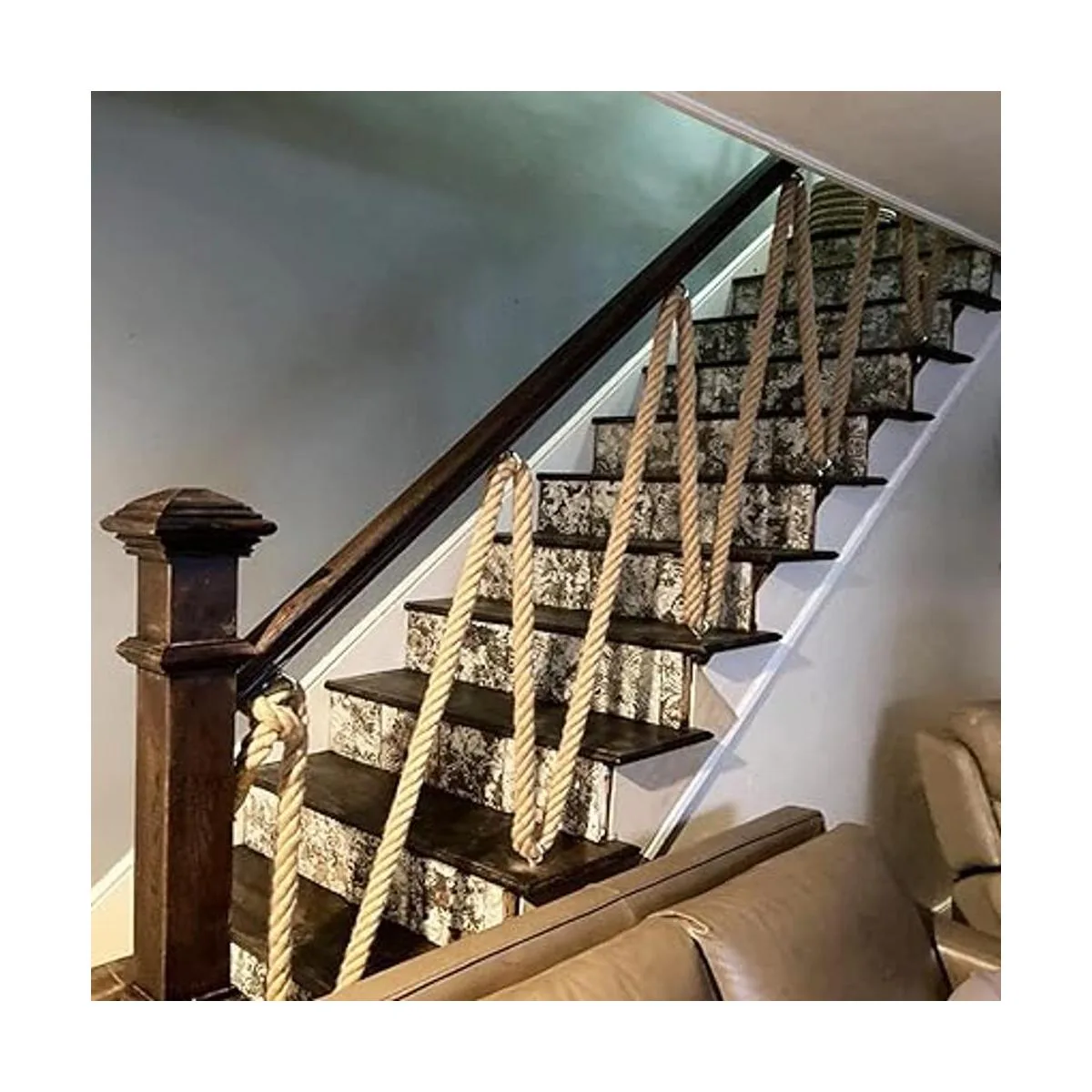 Cuerda de yute de manila trenzada 1 pulgada x 50 pies_5