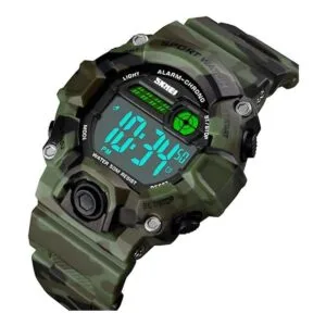 Boys Camouflage LED Sports Kids Watch Waterproof Digital_2