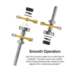 FivePears Juego de 2 brocas de ranura y lengeta con_3