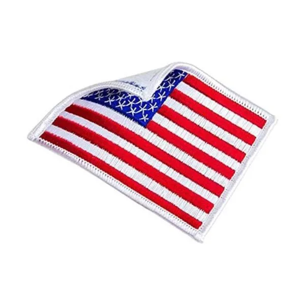 2 parches de la bandera de Estados Unidos bordados_3